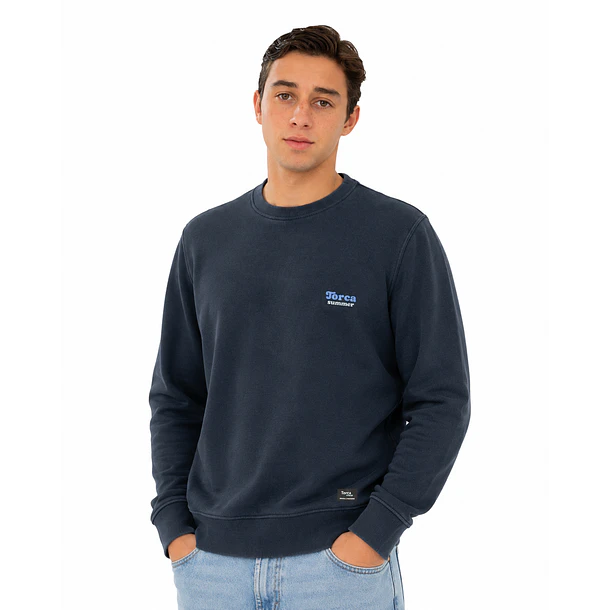 Poleron Polo Prelavado azul marino