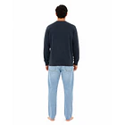Poleron Polo Prelavado azul marino 5