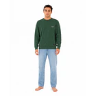 Poleron Polo Prelavado verde 2