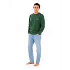 Poleron Polo Prelavado verde 3