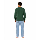 Poleron Polo Prelavado verde 5