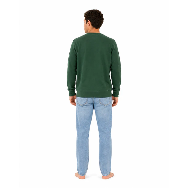 Poleron Polo Prelavado verde 5
