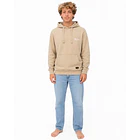 Poleron Canguro Prelavado beige 3