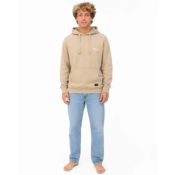 Poleron Canguro Prelavado beige 3
