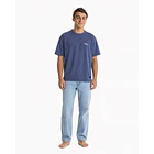 Polera Prelavada Azul 3