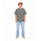 Polera Prelavada Gris 3
