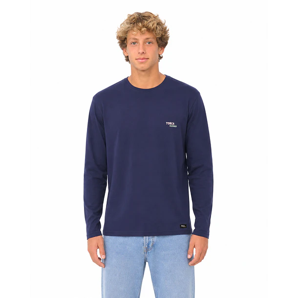 Polera ML Azul Marino