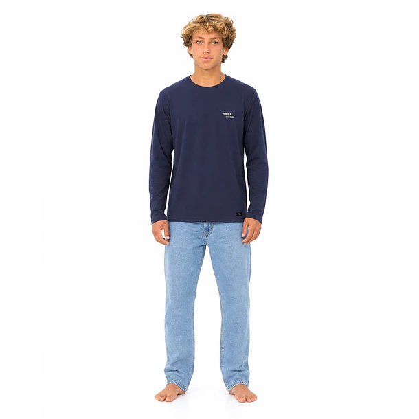 Polera ML Azul Marino 3