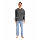 Polera ML Gris Carbón 3
