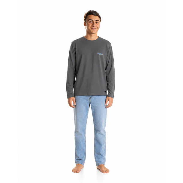 Polera ML Gris Carbón 3