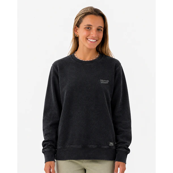 Poleron Polo Prelavado Negro 6