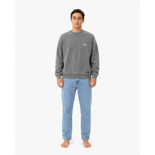 Poleron Polo Prelavado Gris 3