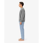 Poleron Polo Prelavado Gris 4