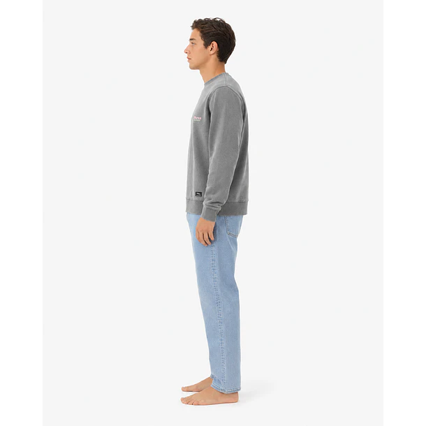 Poleron Polo Prelavado Gris 4