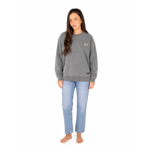 Poleron Polo Prelavado Gris 6