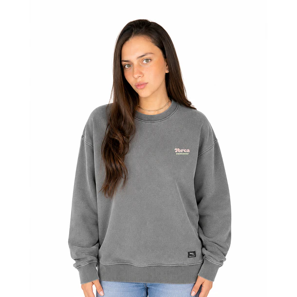 Poleron Polo Prelavado Gris