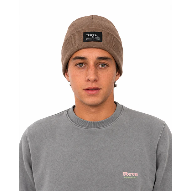 Gorro café camel