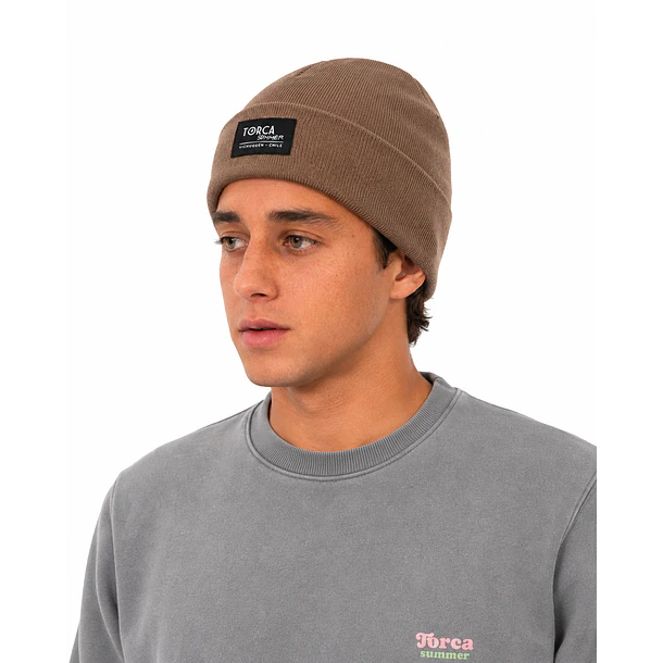 Gorro café camel