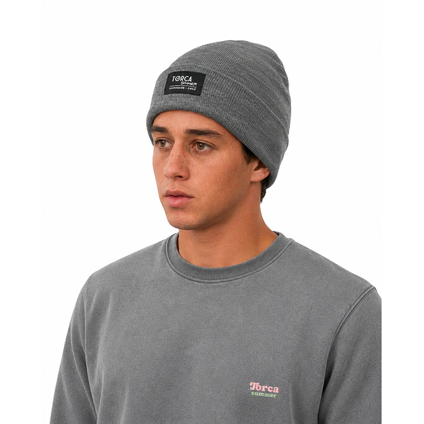 Gorro Gris melange oscuro