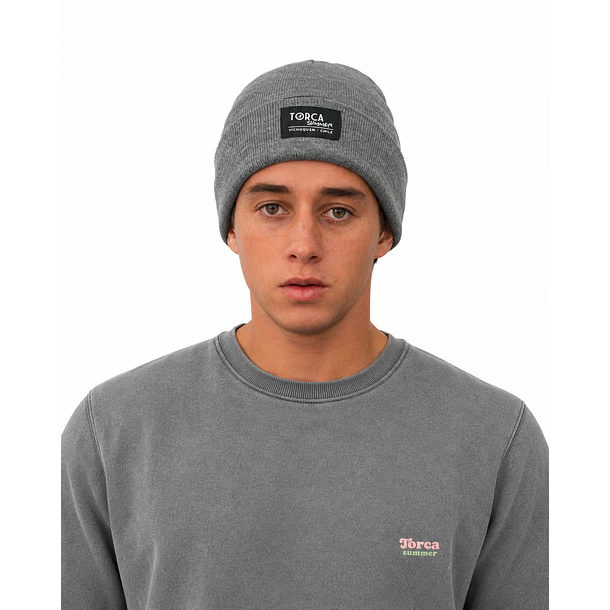 Gorro Gris melange oscuro