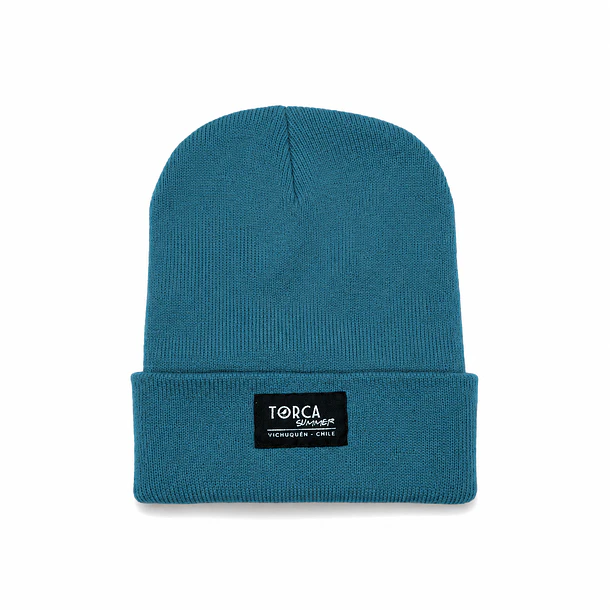 Gorro azul petroleo 3