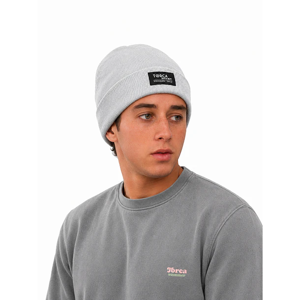 Gorro gris melange