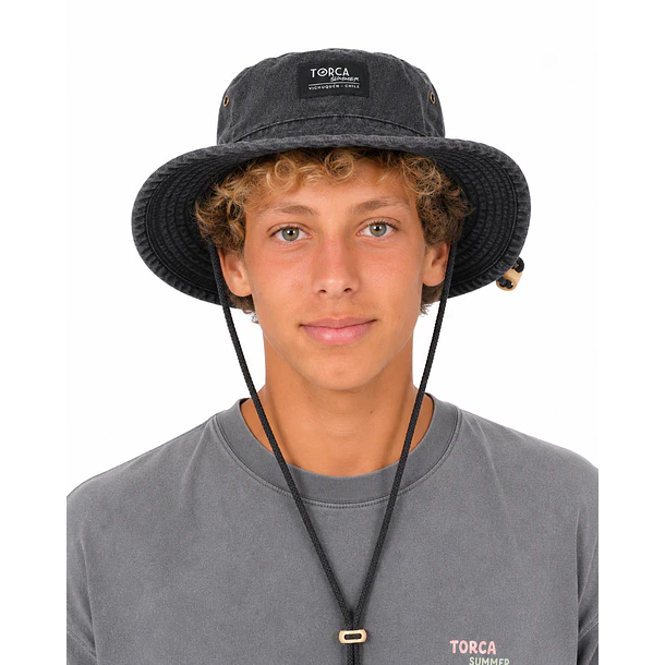 Bucket hat Carbón