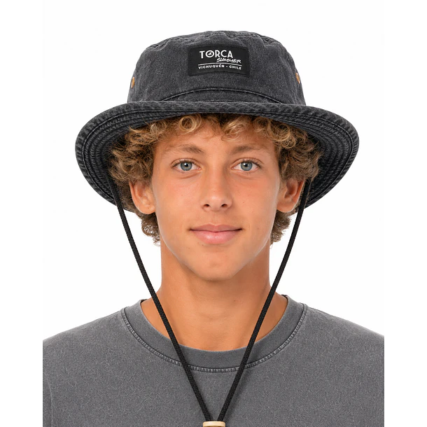 Bucket hat Carbón