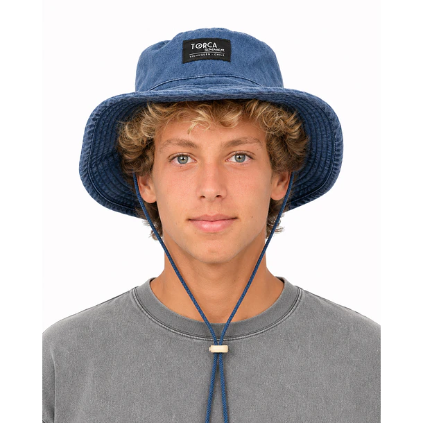 Bucket hat azul