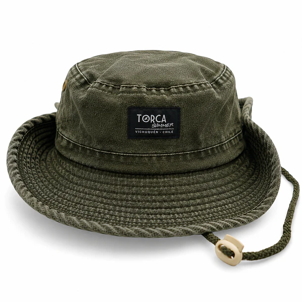 Bucket hat verde  4