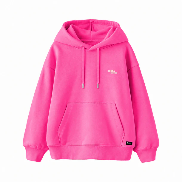 Poleron Canguro Fucsia