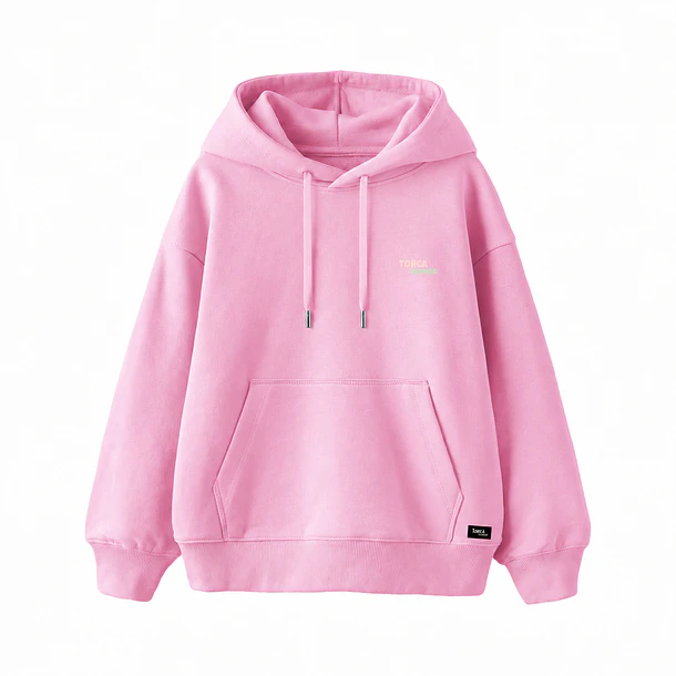 Poleron Canguro Rosado