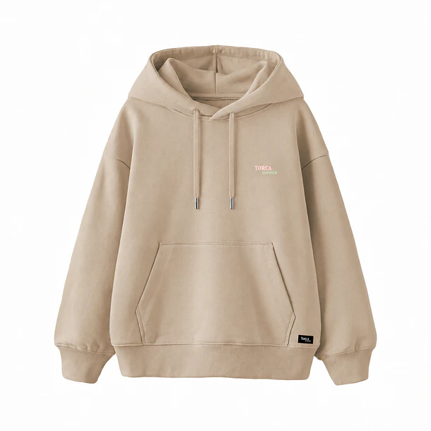 Poleron Canguro beige 