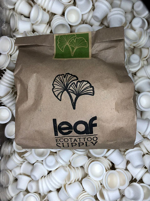 INK CUPS COMPOSTABLES LEAF CAÑA DE AZUCAR 100 UNIDADES.