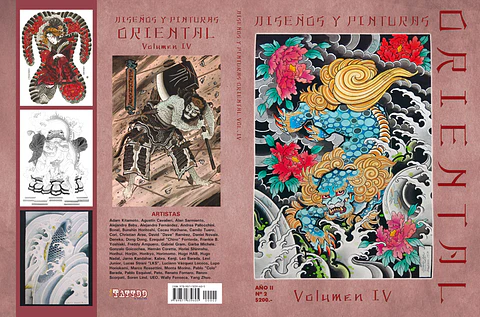 LIBRO ORIENTAL (VOLUMEN 4.) - DISEÑOS Y PINTURAS.