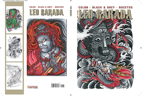 LIBRO LEO BARADA - COLOR BLACK & GREY - BOCETOS.