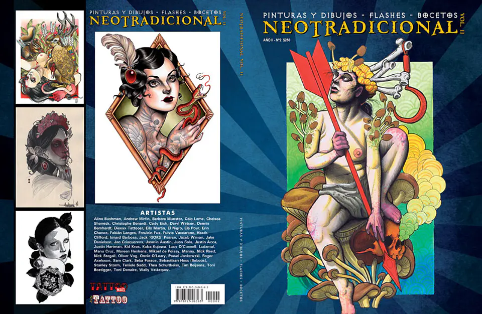 LIBRO NEOTRADICIONAL (VOLUMEN 2) - PINTURAS Y DIBUJOS - FLASHES Y BOCETOS. 1
