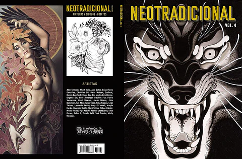 LIBRO NEOTRADICIONAL (VOLUMEN 4) - PINTURAS Y DIBUJOS - TATUAJES.
