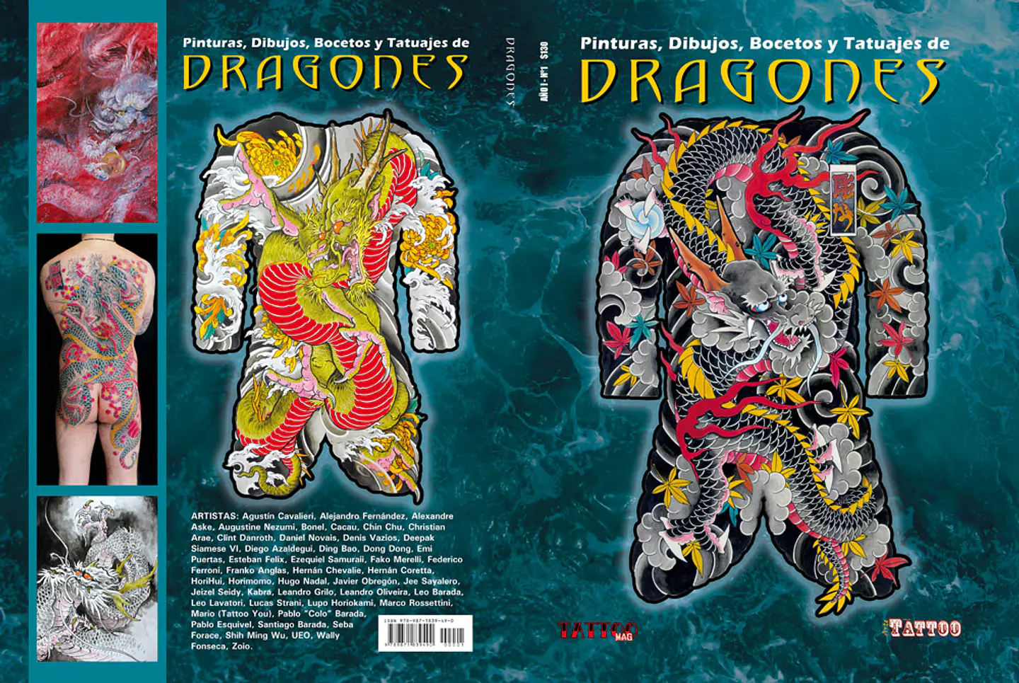 LIBRO DRAGONES - PINTURA,DIBUJOS, BOCETOS Y TATUAJES 1