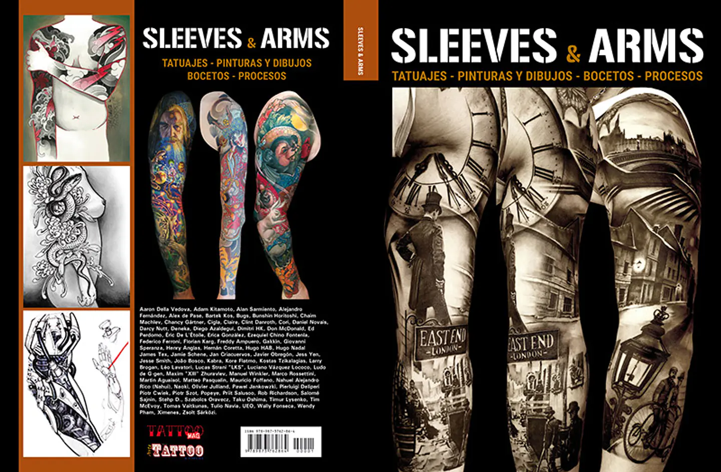 LIBRO SLEEVE & ARMS - BOCETOS. 1