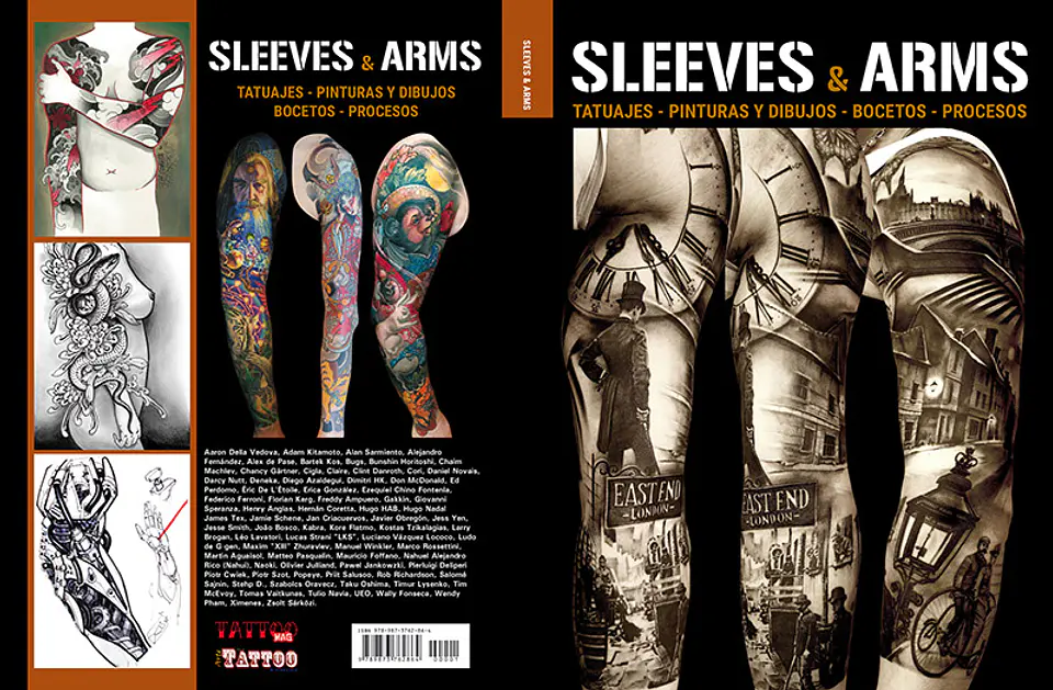 LIBRO SLEEVE & ARMS - BOCETOS. 1
