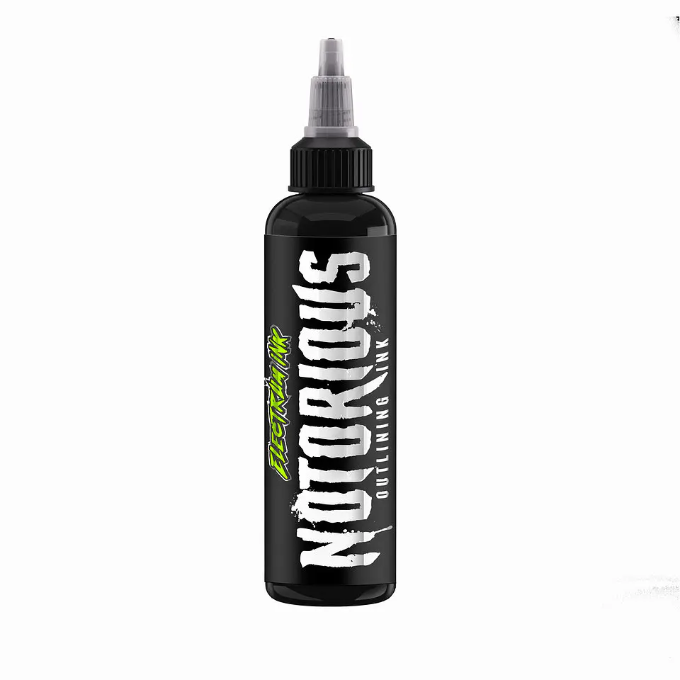 ELECTRUM INK NOTORIOUS BLACK 8 OZ. 1
