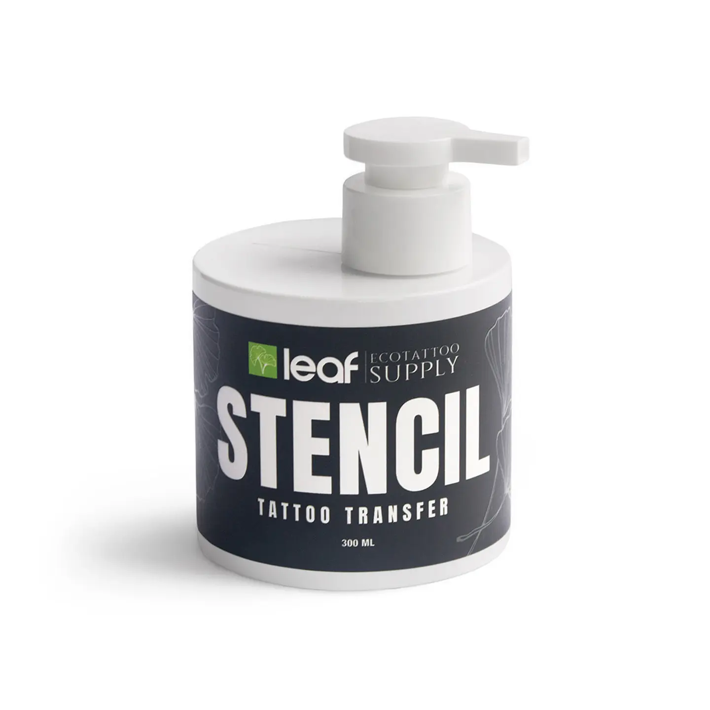 STENCIL 300ML LEAF ECOTATTOO 1