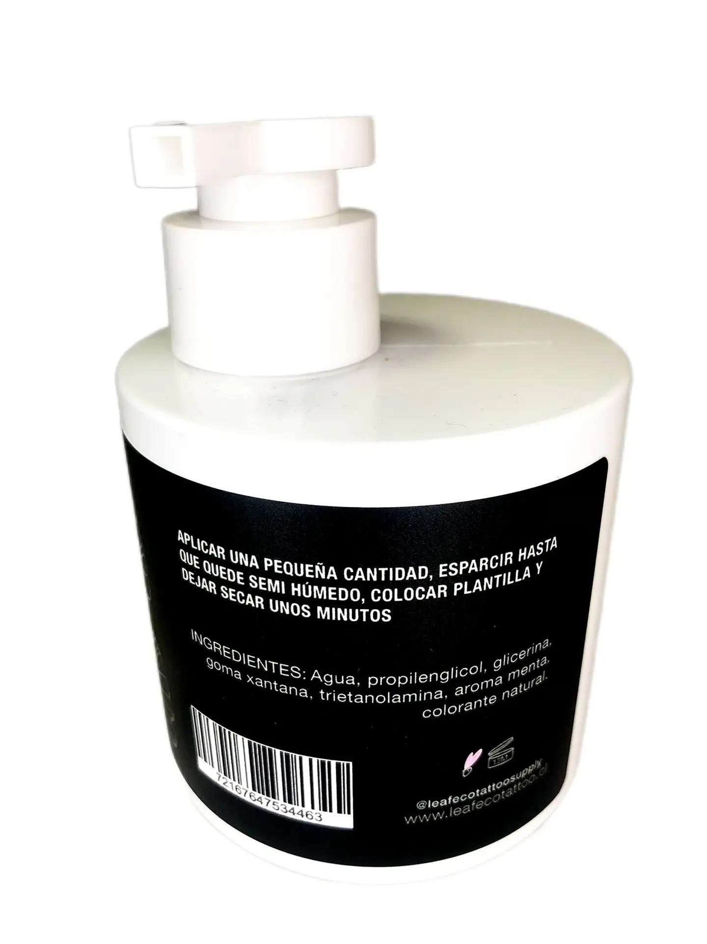 STENCIL 300ML LEAF ECOTATTOO 2