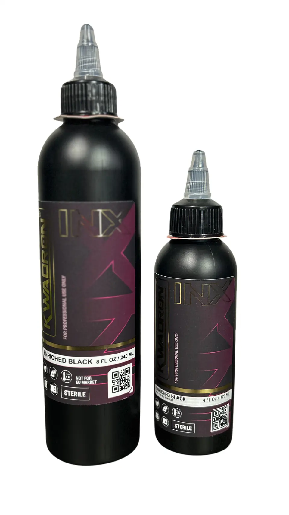 TINTA KWADRON - BLACK 8 OZ. 2