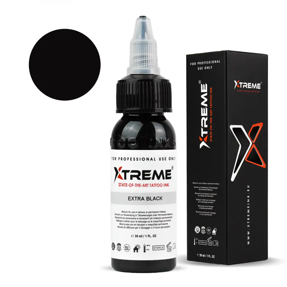 TINTA XTREME 1OZ EXTRA BLACK 1