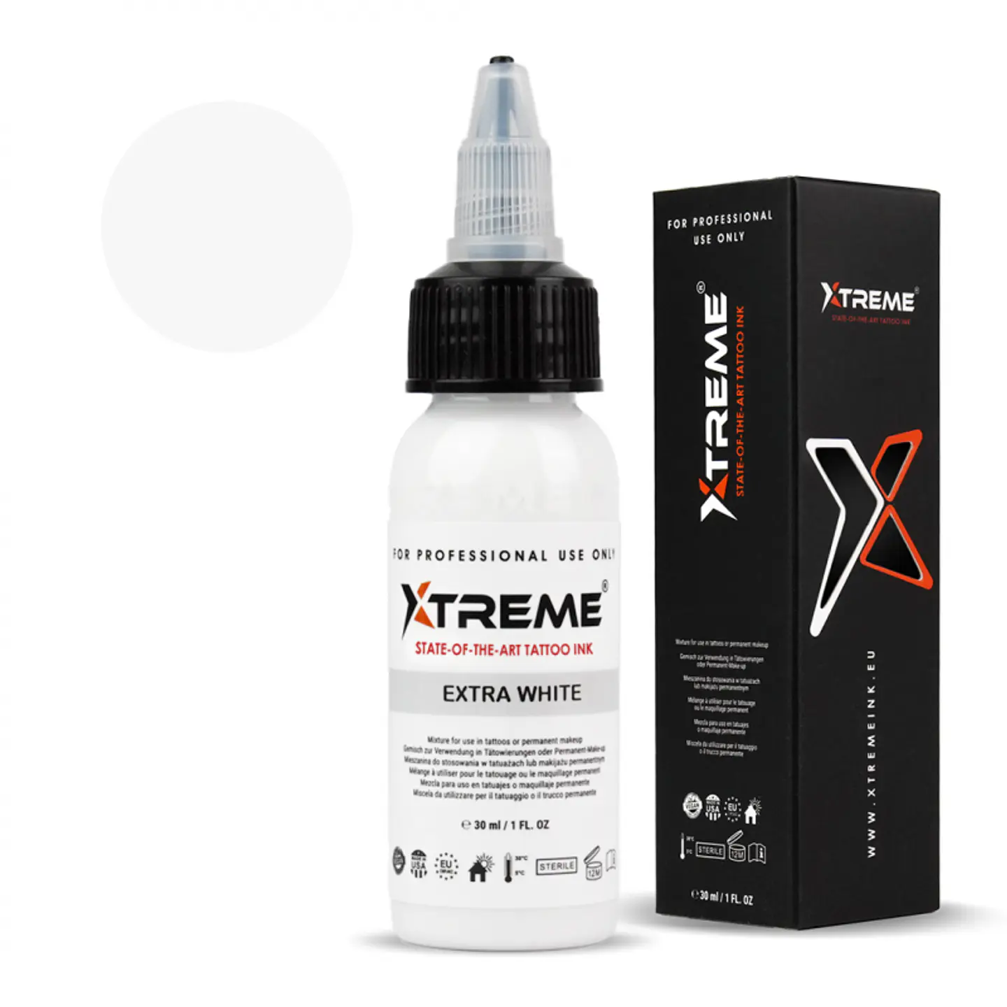 TINTA XTREME 1OZ EXTRA WHITE 1