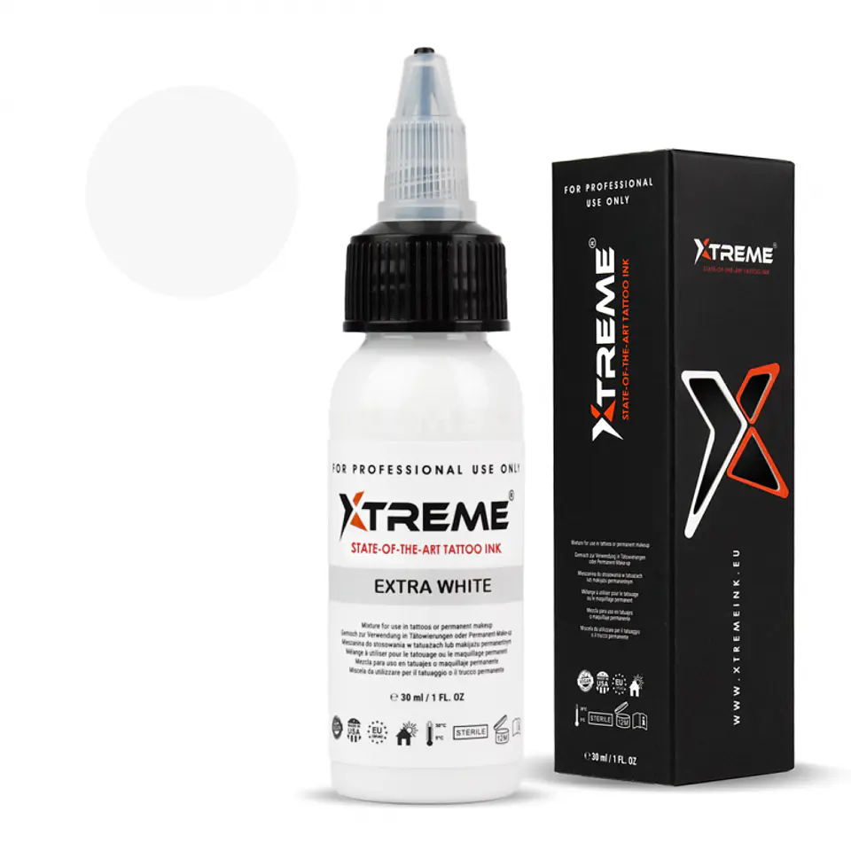TINTA XTREME 1OZ EXTRA WHITE 1