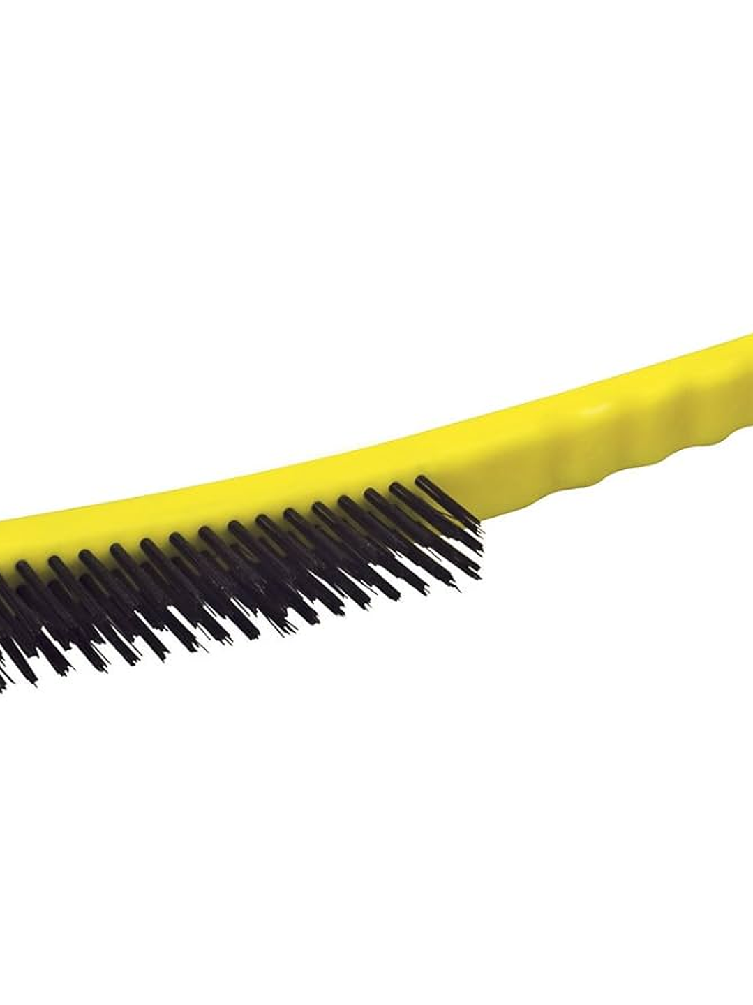 CEPILLO DE ALAMBRE ACERO LATONADO CON MANGO 23,5CM SURTEK 1