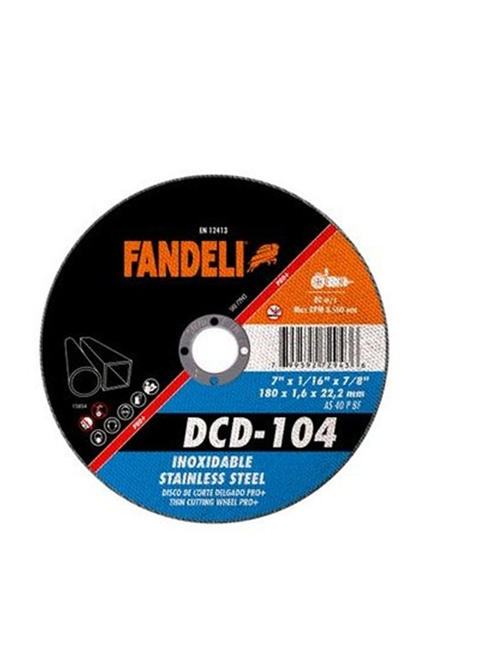 DISCO FANDELI DCD-104 7X1/16X7/8  1